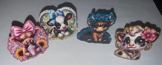 Acrylic Flatback Vent Clip